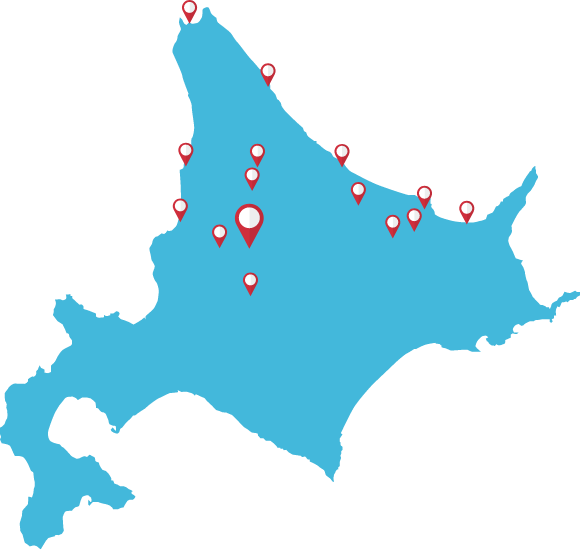 旭川トヨタの地図